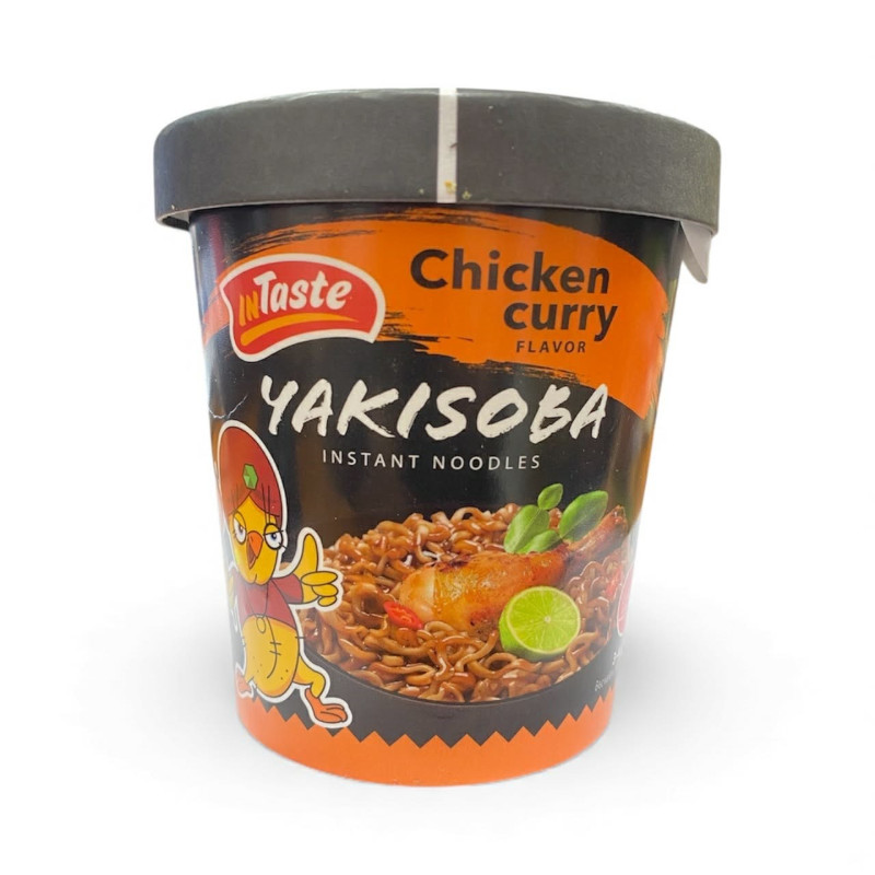 detail INTASTE Instantní Nudle Yakisoba S Příchutí Kuřecí Kari 77g