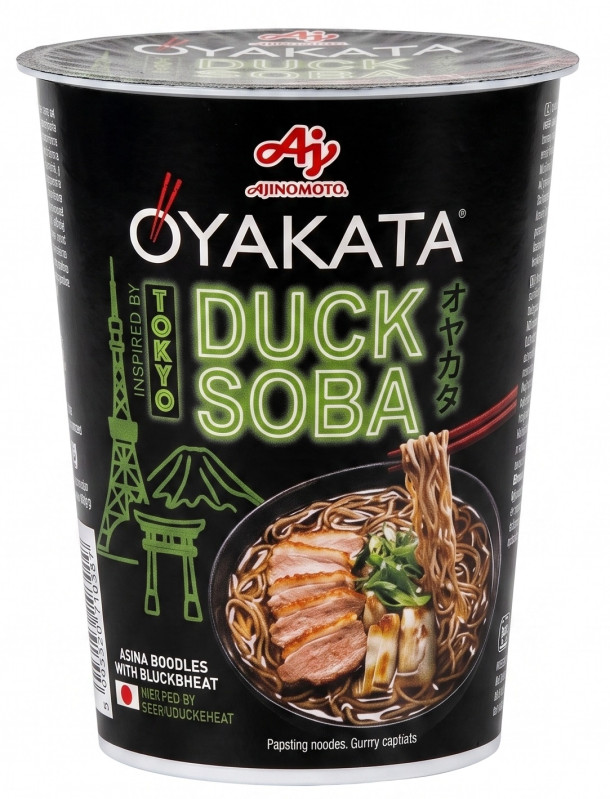 detail OYAKATA SOBA Instantní Nudle v Kelímku 70g