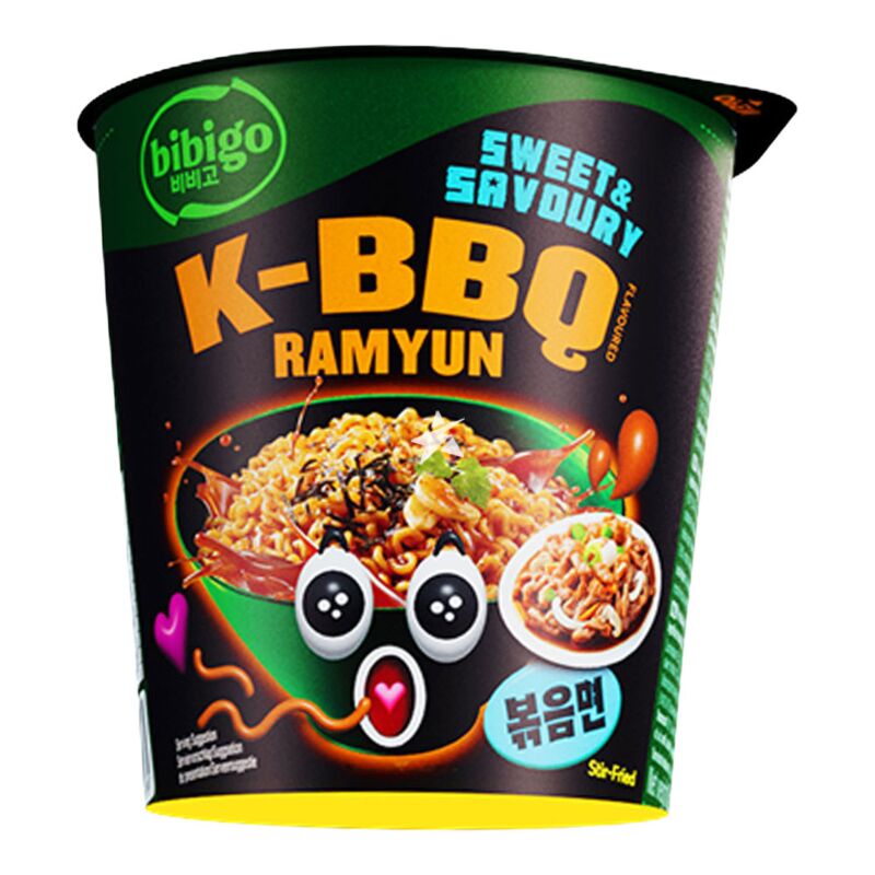 detail BIBIGO Instantní Nudle BBQ 98g