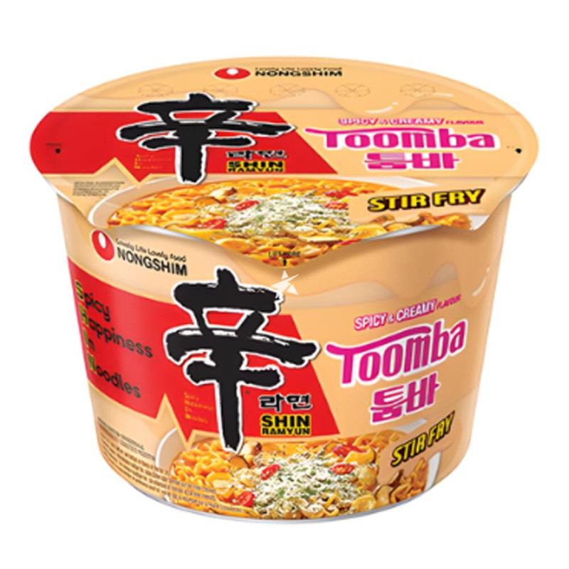detail NONGSHIM Shin Ramyun Toomba Instantní Nudle Big Bowl 113g