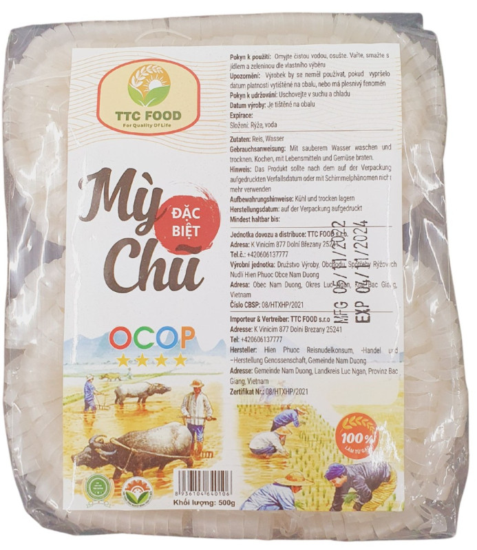 detail TTC FOOD Rýžové Nudle (My Chu) 500g