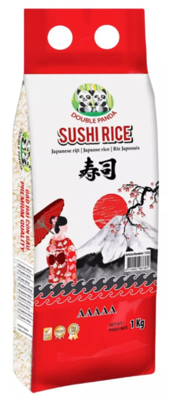 detail DOUBLE PANDA Sushi Rýže 1kg