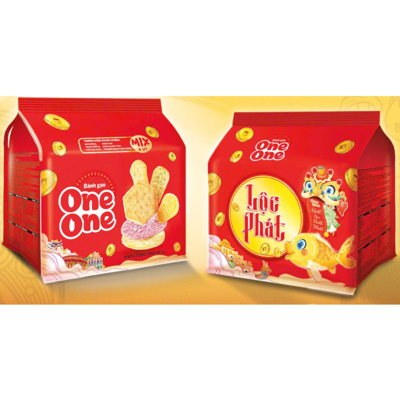 detail ONE ONE Rýžové Kreky Mix 49,5