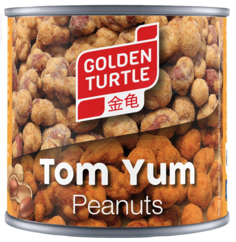 detail GOLDEN TURTLE Arašídy S Příchutí Tomyum 140g