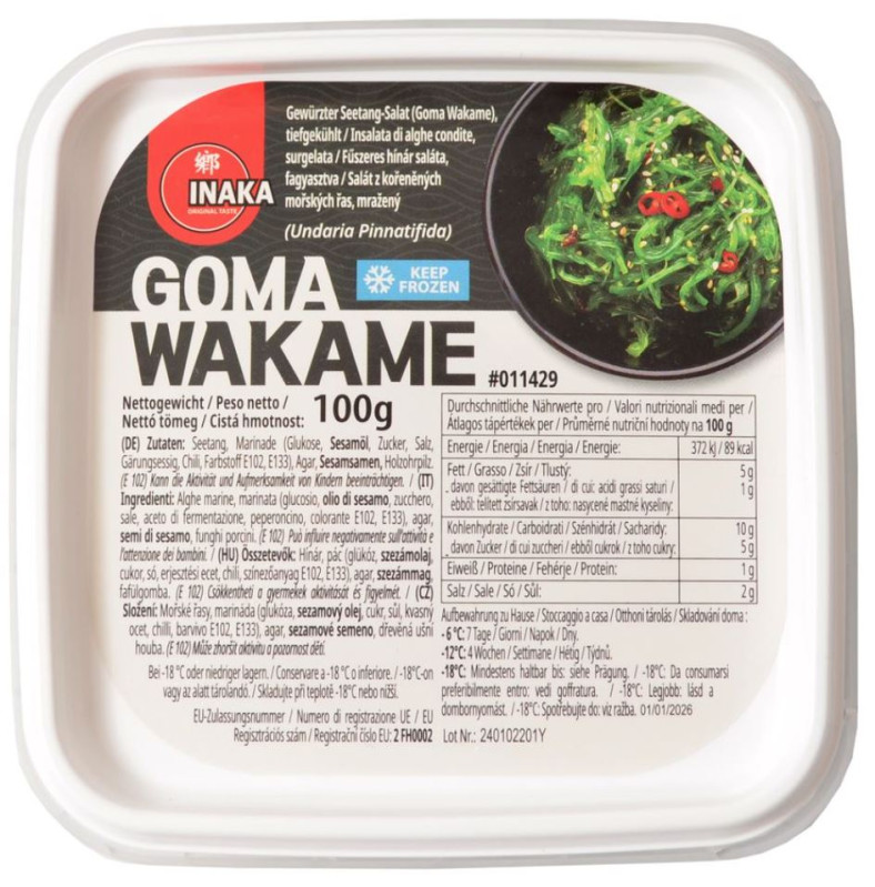 detail INAKA Sušené Mořské Řasy Wakame 100g