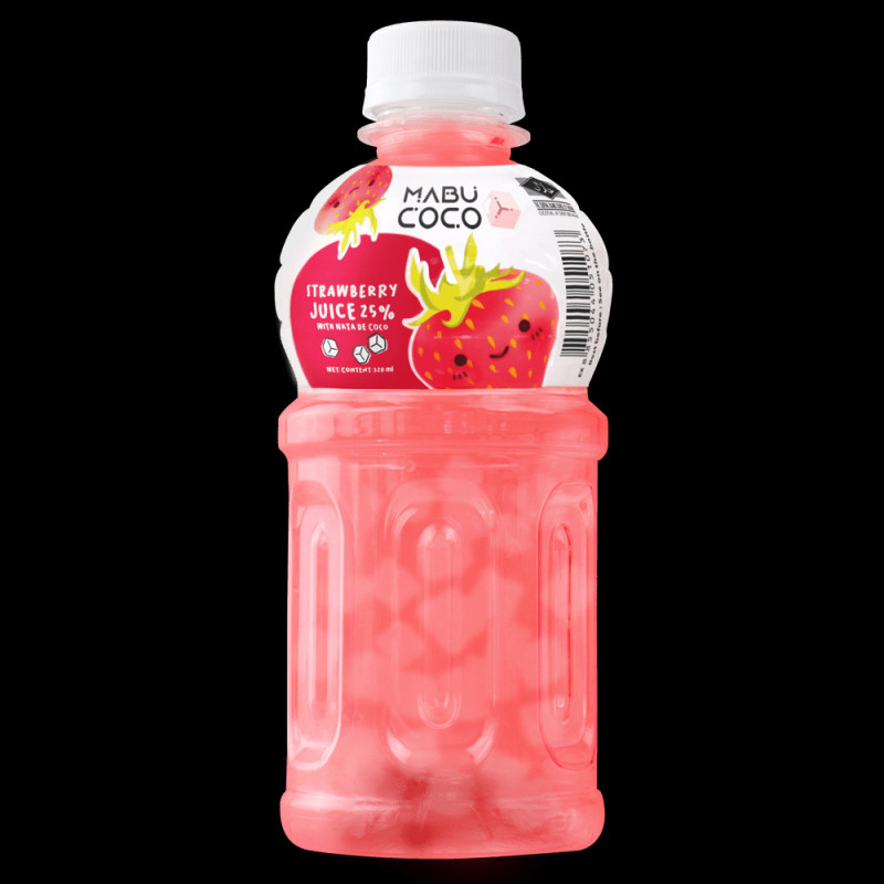 detail MABU COCO Jahodový Nápoj S Želé 320ml