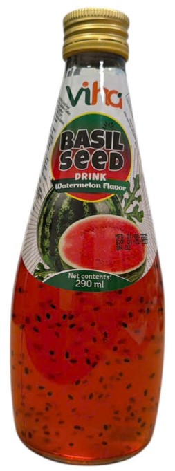detail VIHA Nápoj S Bazalkovými Semínky S Příchutí Vodní Melonu 290ml