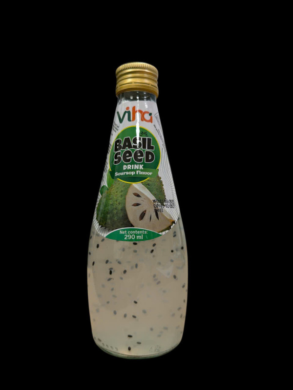detail VIHA Basil Seed Nápoje S Příchutí Gravioly 290ml