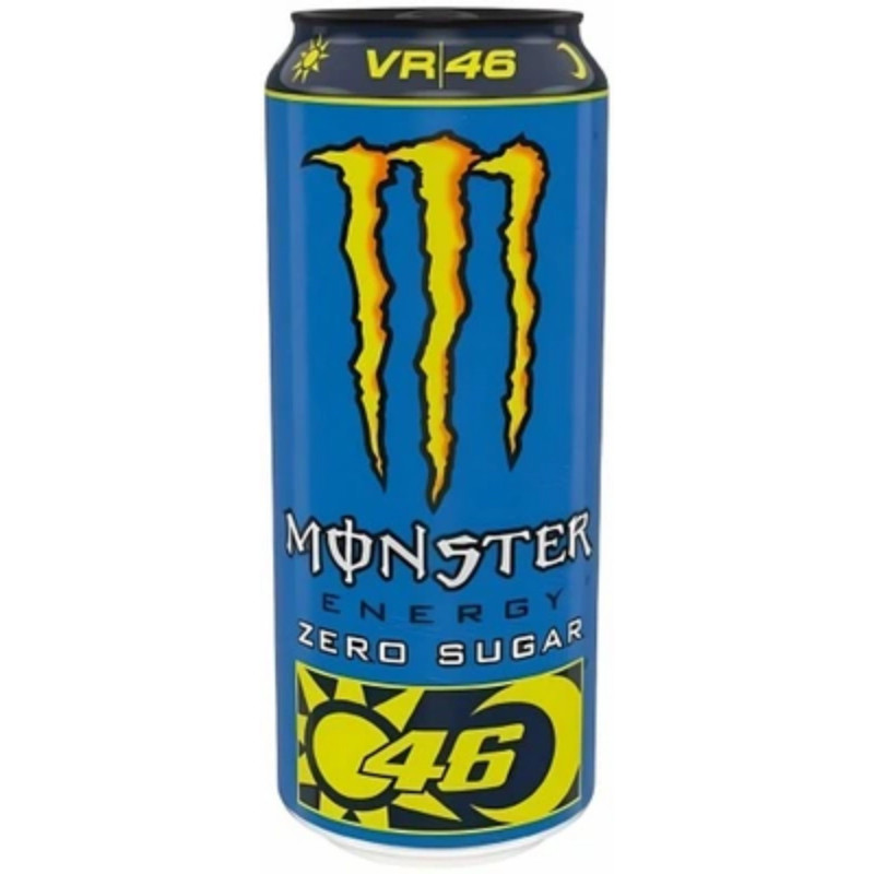 detail MONSTER Energy Drink Valentino Rossi Zero Sugar 500ml