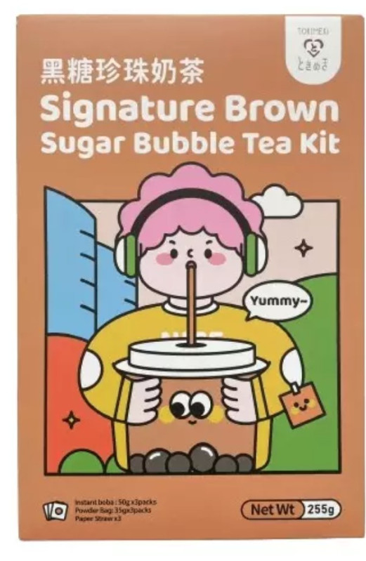 detail TOKIMEKI Sada Bubble Tea Brown Sugar 255g