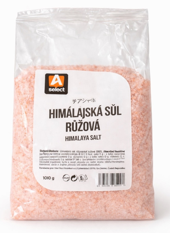 detail A Select Himalájská Sůl Růžová 1000g
