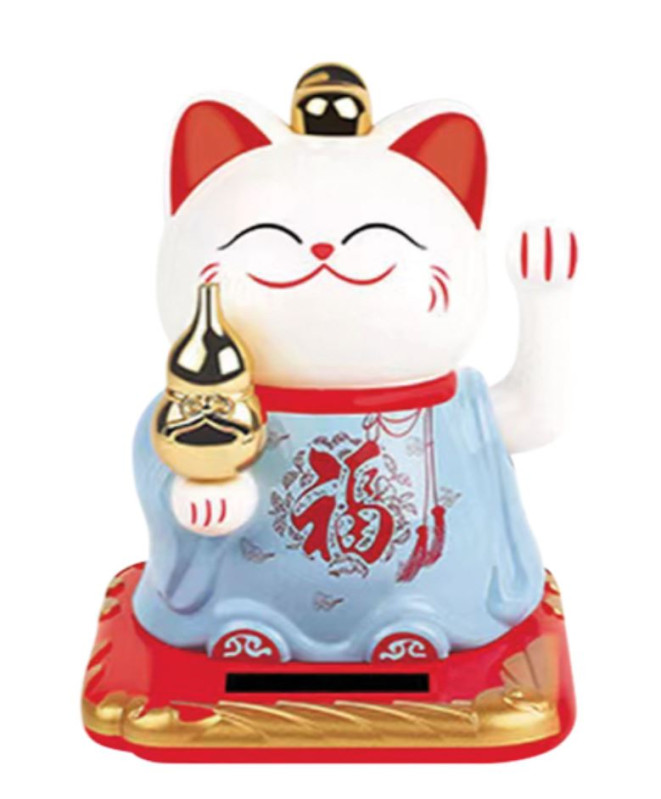 detail NF Solar Power Šťastná Kočka 8,3x10cm A