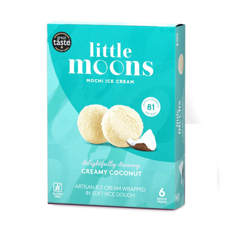detail LITTLE MOONS Kokosová Mochi Zmrzlina 192g