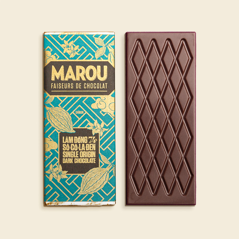 detail MAROU Mini Čokoládová Tyčinka LAM DONG 74% 24g