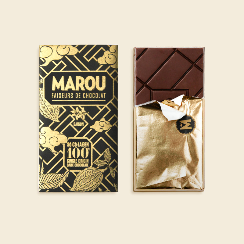 detail MAROU Originální Čokoládová Tyčinka VIETNAM 100% 60g