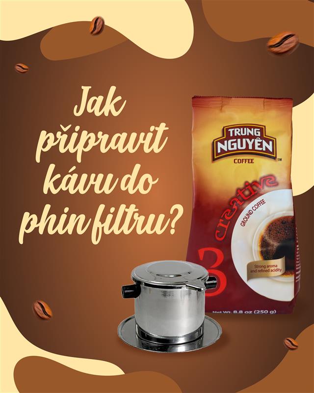 Tradiční mletá vietnamská káva 